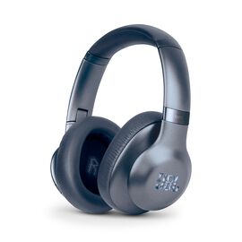 JBL EVEREST™ ELITE 750NC - Steel Blue - Wireless Over-Ear Adaptive Noise Cancelling headphones - Hero
